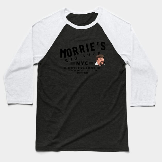 Morrie's Wig Shop NYC - vintage logo Baseball T-Shirt by BodinStreet